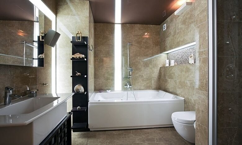 luxury walk-in shower