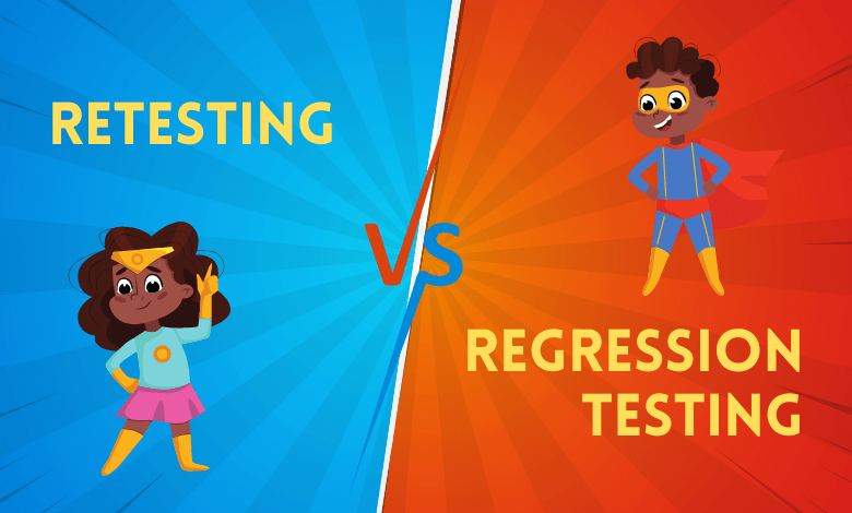 retesting vs regression testing