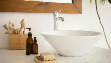 sleek bathroom remodel