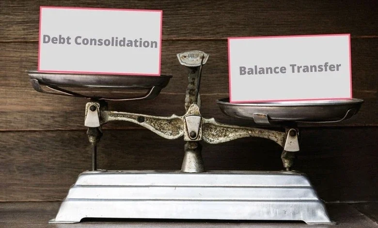 consolidation vs balance transfer