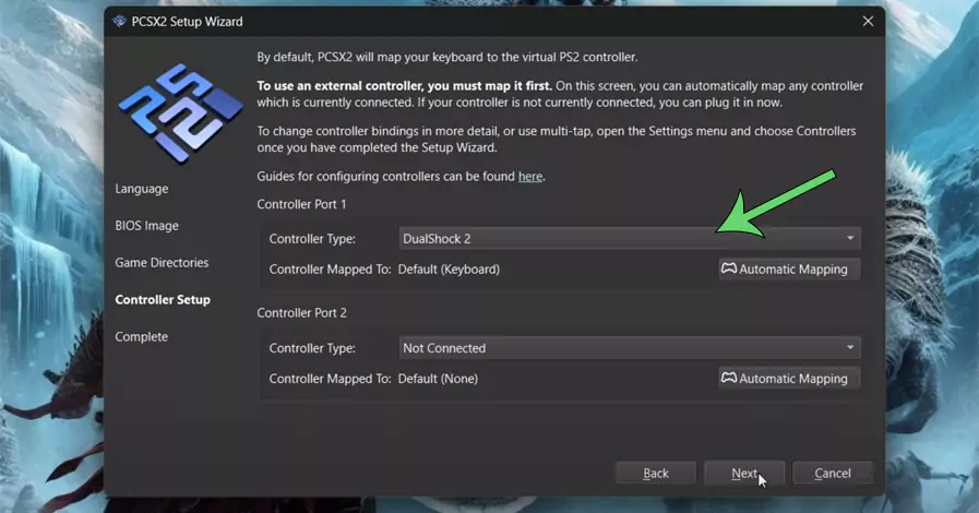 Configure Controller Settings