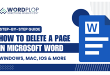 A guide on how to delete a page in Microsoft Word on Windows, Mac, iOS, and other platforms.