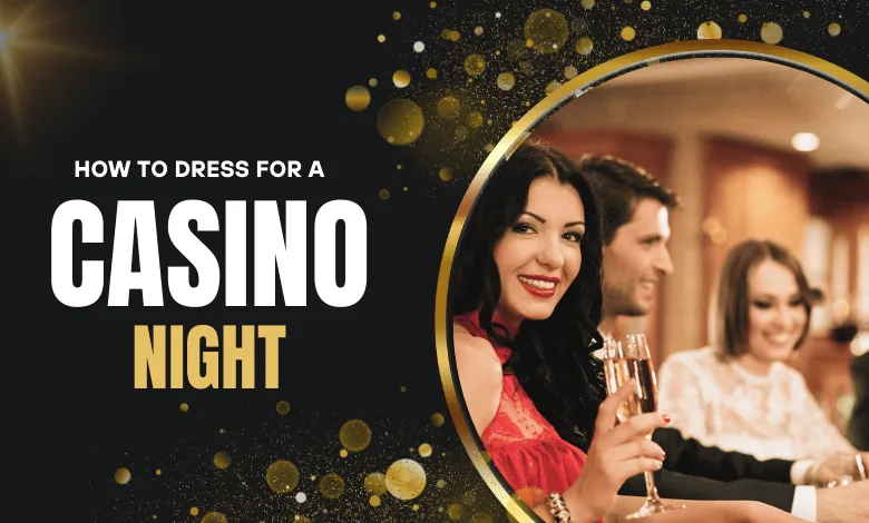 Stylish group enjoying a casino night, with a focus on elegant attire and glamorous fashion for a memorable evening.