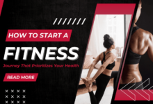 Fitness journey guide with tips for prioritizing health.