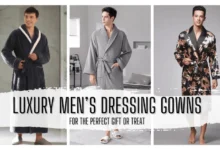 Luxury men's dressing gowns